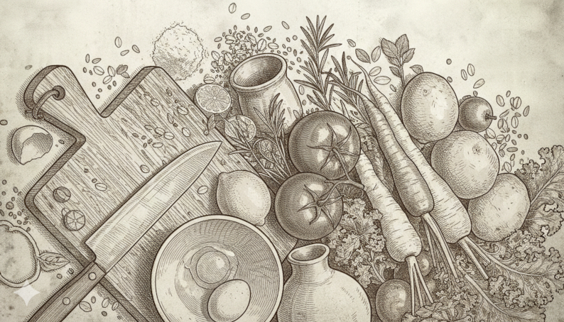 food background NEW crop